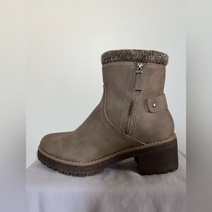 Cliffs by WHITE MOUNTAIN Taupe Ankle Boots